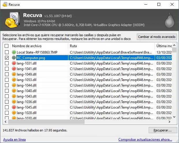 Recuva article preview — screenshot recuva 17148